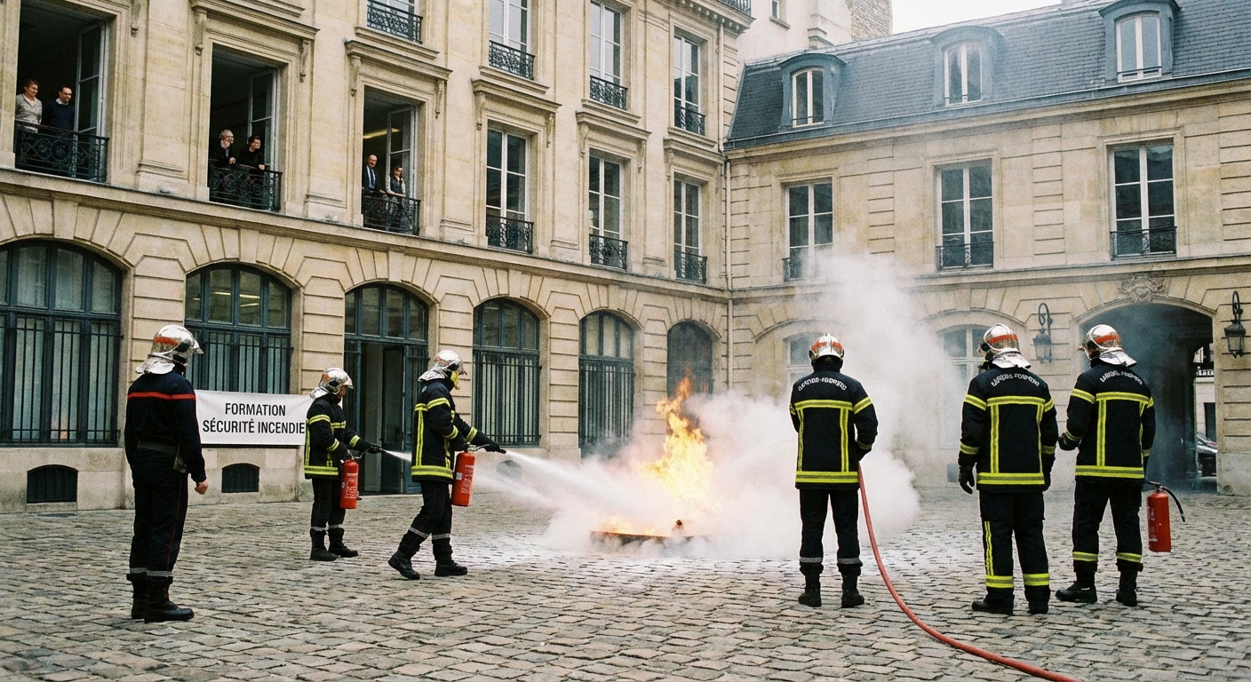 Conduite à tenir en cas d’incendie en ERP : procédure d’évacuation 1 Alise SSI – Sécurité et Sérénité Assurée Alise Équipier de première intervention utilisant un extincteur