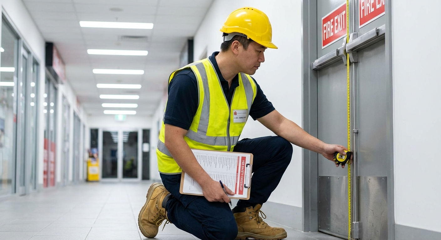 Mise en conformité incendie ERP : les étapes pour être aux normes 1 Alise SSI – Sécurité et Sérénité Assurée Alise Consultant en sécurité incendie réalisant un diagnostic de bâtiment ERP