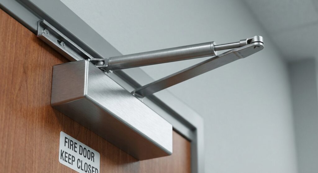 Ferme-porte pour porte coupe-feu : réglages et normes 32 Alise SSI – Sécurité et Sérénité Assurée Alise Alise Alise SSI – Sécurité et Sérénité Assurée Ferme-porte pour porte coupe-feu : réglages et normes https://alise-ssi.fr