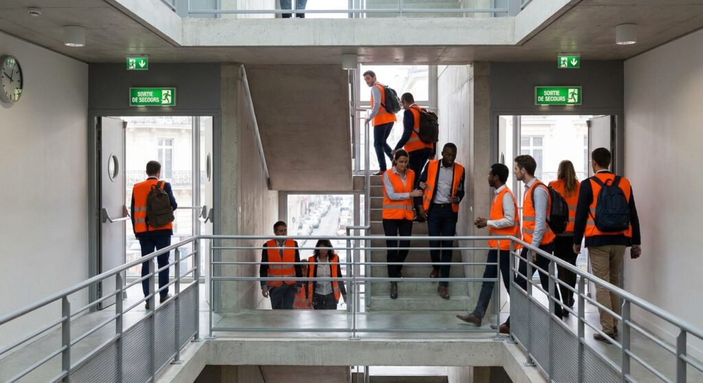 Comment organiser un exercice d’évacuation incendie efficace ? 7 Alise SSI – Sécurité et Sérénité Assurée Alise Exercice d'évacuation incendie en entreprise