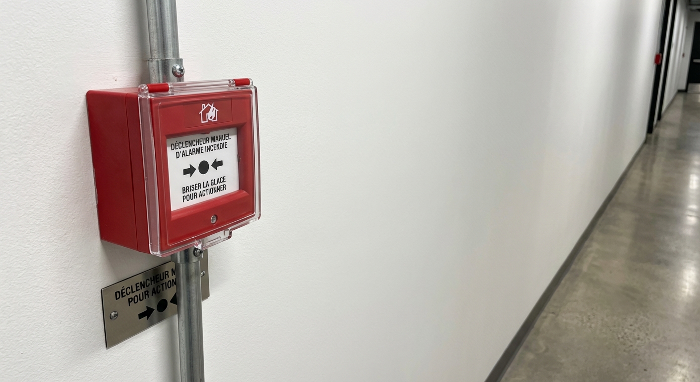 Devis alarme incendie entreprise : règles, coûts 🔥 1 Alise SSI – Sécurité et Sérénité Assurée Alise Declencheur manuel alarme incendie bris de glace