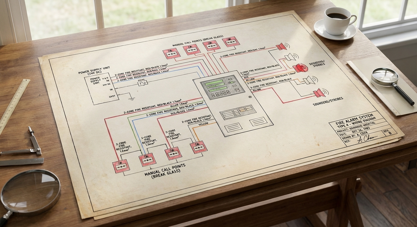 Alarme incendie type 4 : règles, installation et prix 1 Alise SSI – Sécurité et Sérénité Assurée Alise Schéma de câblage alarme incendie type 4